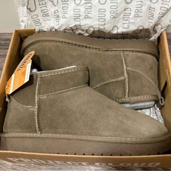 Project Cloud Women's Suede Boots - Picture 1 of 2